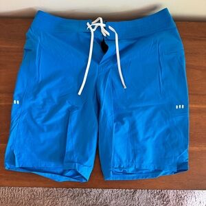 Blue lululemon board shorts